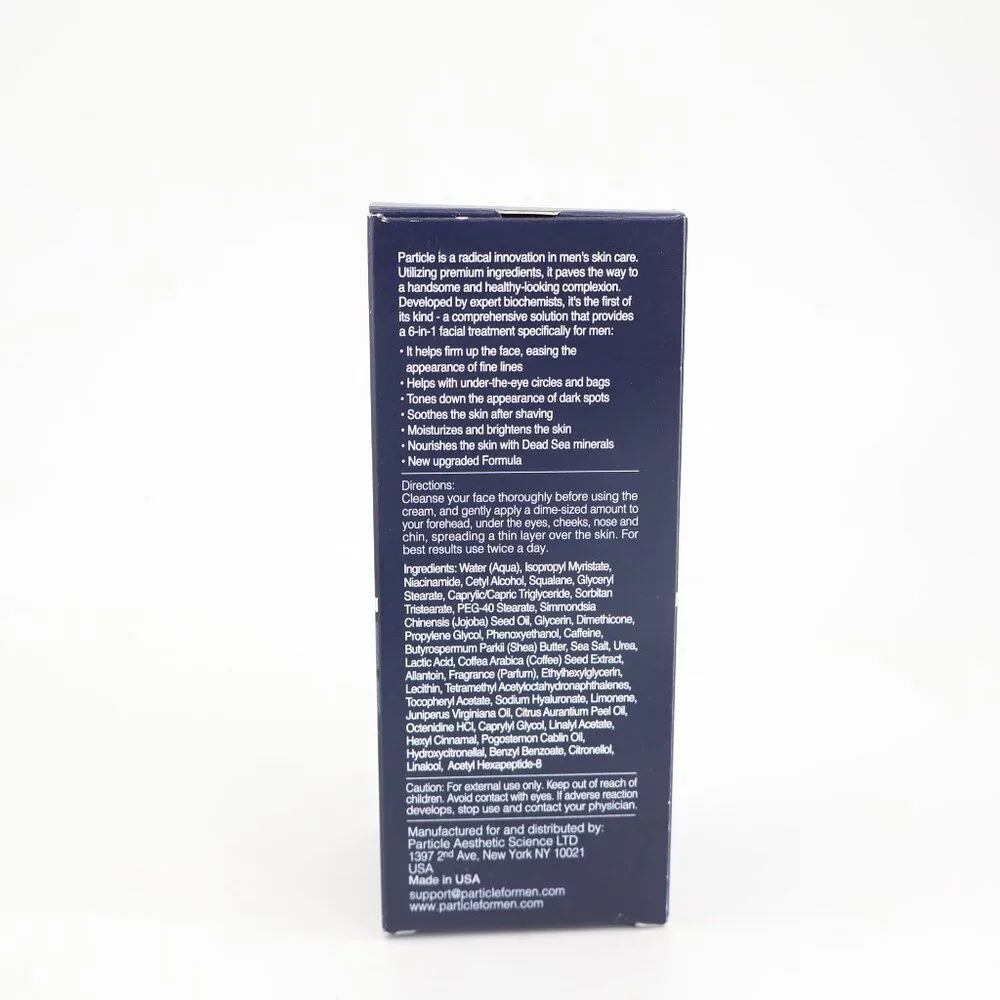 NIB Particle Men's Face Cream - Blue - 1.7 fl oz